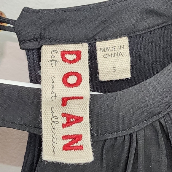 Dolan Women's Keyhole Ruffled Blouse - S - Picture 4 of 7